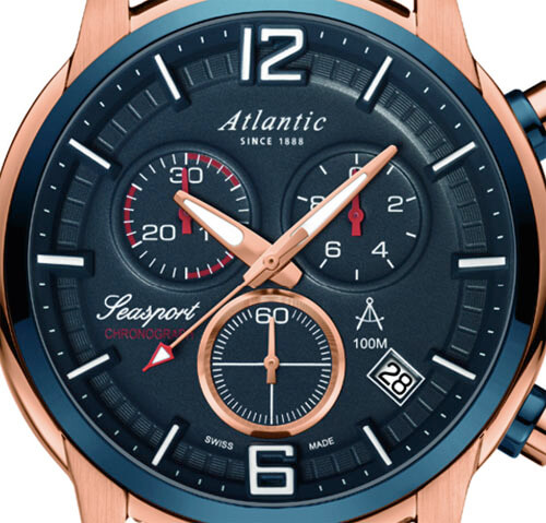 Швейцарские часы Atlantic 87461.44.55 купить недорого